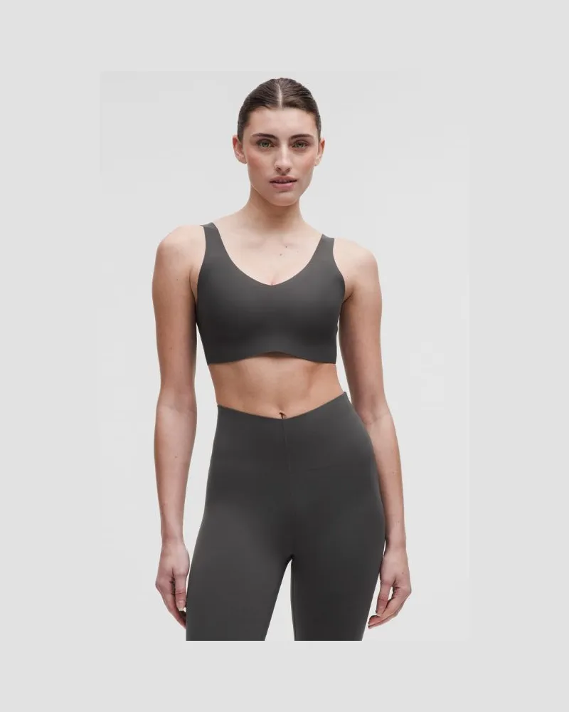 LULULEMON Glow Up BH Leichter Halt für B/C-Cups für Frauen – Größe in Graphite Grey Graphite