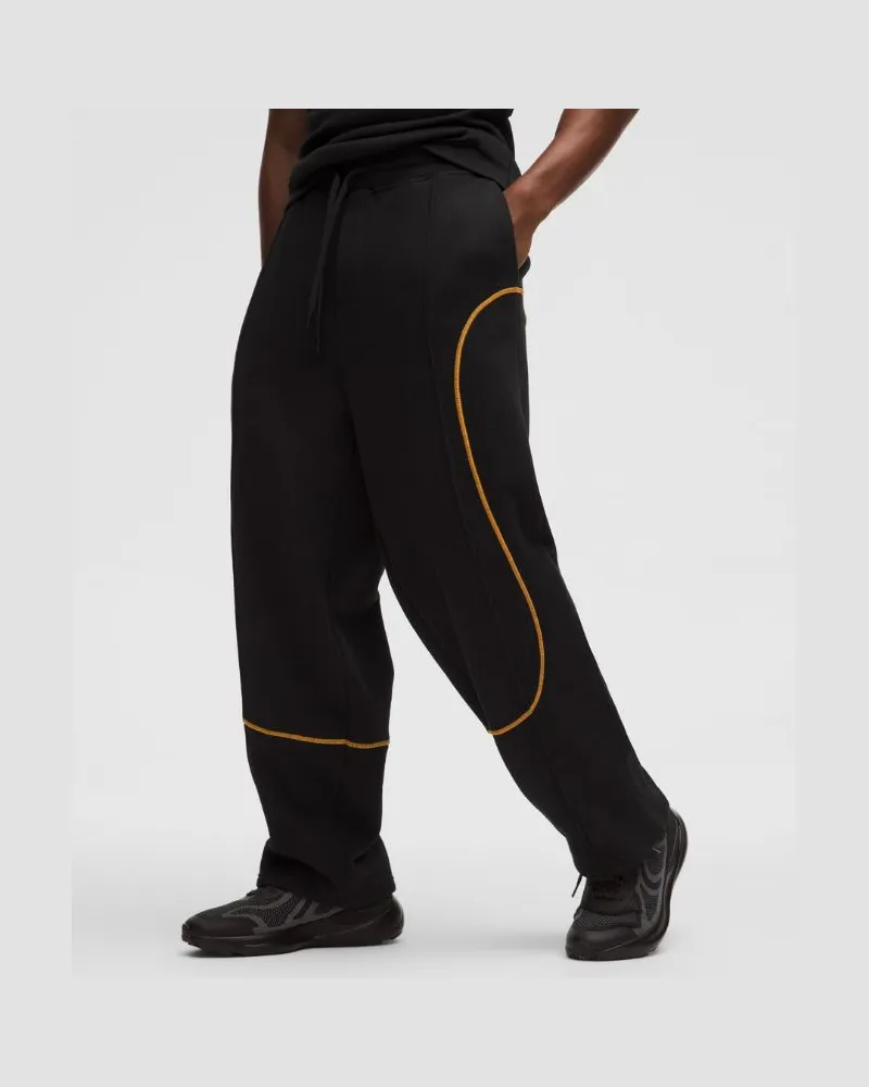 LULULEMON Hose aus schwerem French-Terry SLNSH Kollektion für Männer – Größe in Black Black