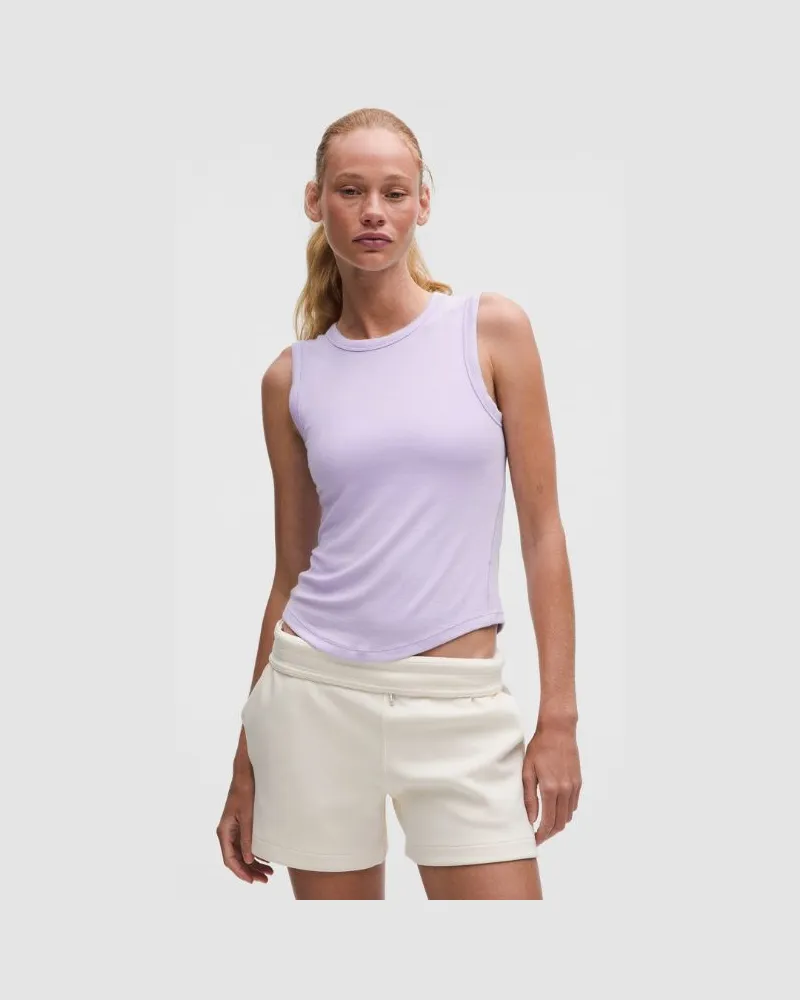LULULEMON Hold Tight Tanktop mit Rundhalsausschnitt für Frauen – Größe in Lavender Frost Lavender
