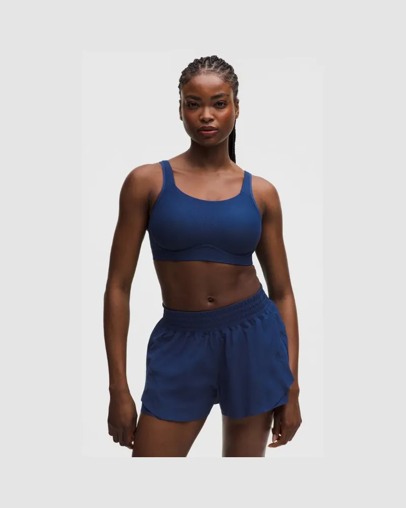 LULULEMON Run Times BH Starker Halt B–G Cups für Frauen – Größe in Clubhouse Blue Clubhouse