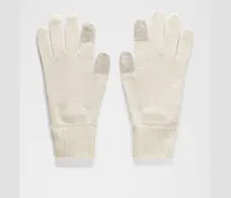 Warm Revelation-Handschuhe – Größe in Heathered Light Ivory