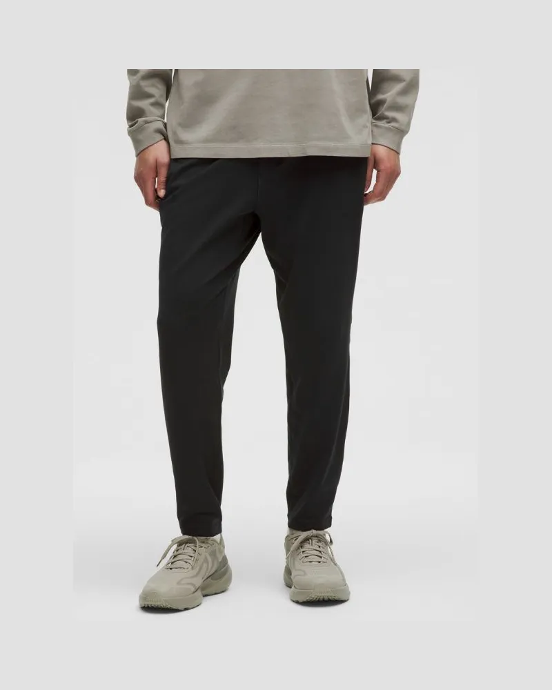 LULULEMON Soft Jersey Hose mit schmal zulaufendem Bein Normale Länge für Männer – Größe in Black Black