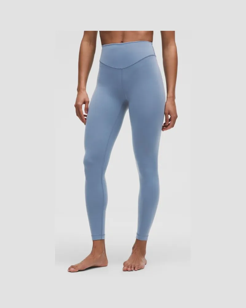 LULULEMON Wunder Under Leggings aus mit hohem Bund für Frauen – 71 cm – Größe in Washed Denim Washed