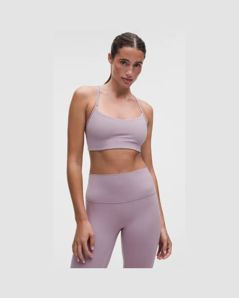 LULULEMON Flow Y-BH mit leichtem Halt für A/B-Cups es Design für Frauen – Größe in Shallot Shallot