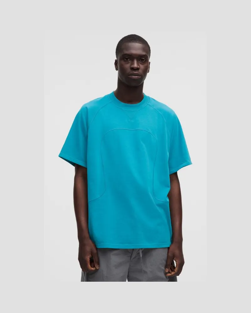 LULULEMON T-Shirt aus schwerer gebürsteter SLNSH Kollektion für Männer – Größe in Indian Ocean Indian