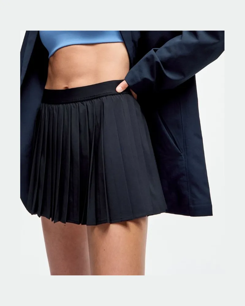 LULULEMON Tennisrock mit hohem Bund und Falten für Frauen – Größe in Black Black