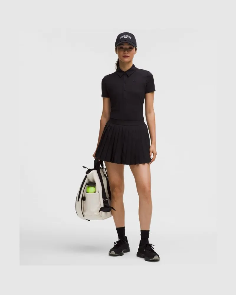 LULULEMON Tennisrock mit hohem Bund und Falten für Frauen – Größe in Black Black