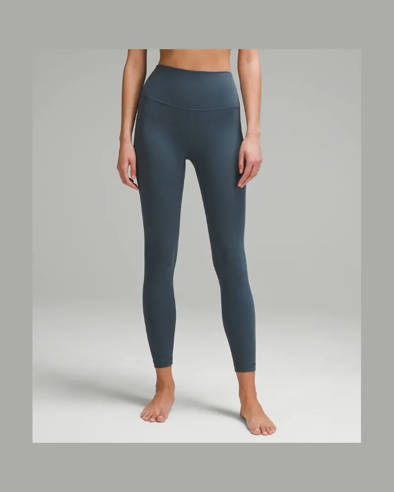 LULULEMON Align Hose mit hohem Bund für Frauen – 63,5 cm – Größe in Iron Blue Iron