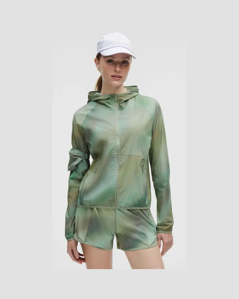 LULULEMON Packable Trail Running Jacket für Frauen – Batik – Größe Chroma