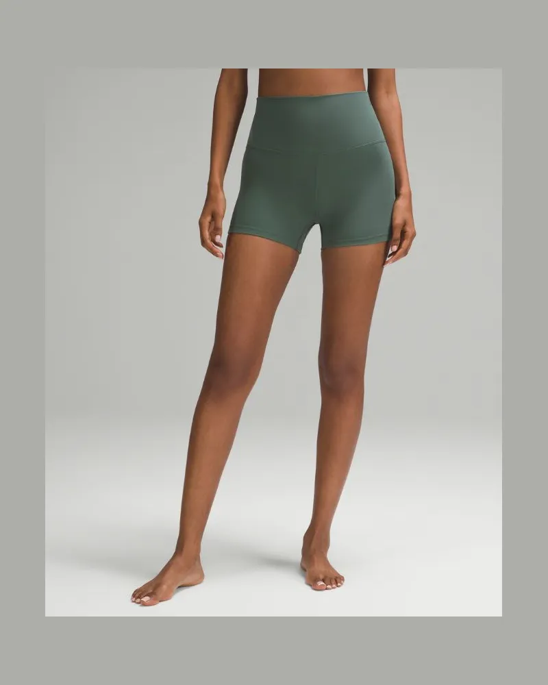 LULULEMON Align Shorts mit hohem Bund für Frauen – 10 cm – Größe in Dark Forest Dark