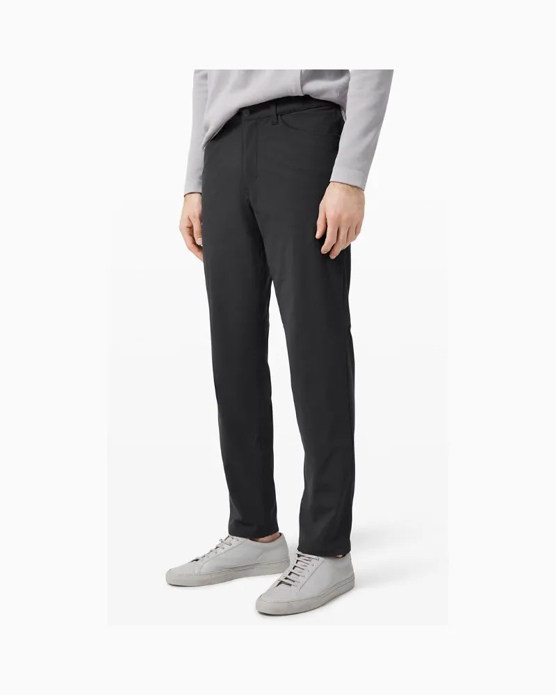 LULULEMON ABC Hose im Classic Fit mit 5 Taschen Warpstreme für Männer – 81 cm – Größe in Obsidian Obsidian