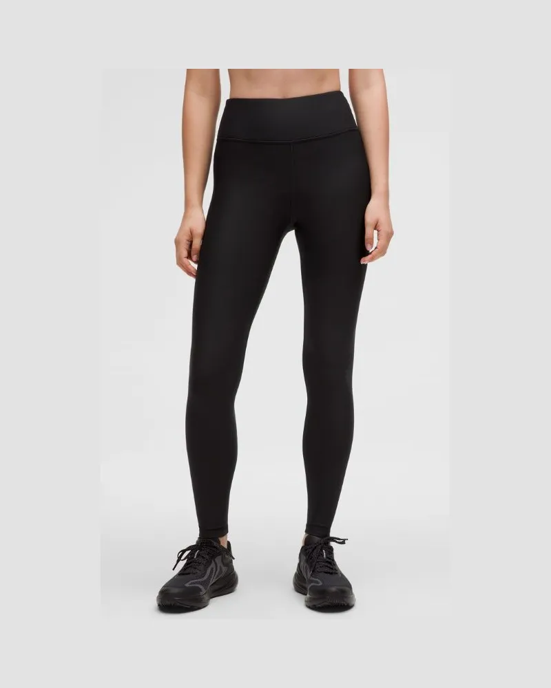 LULULEMON Laufleggings mit hohem Bund für Frauen – 71 cm – Größe in Black Black