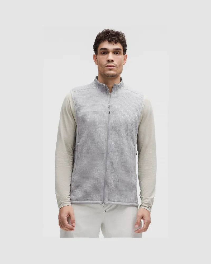 LULULEMON Weste aus Waffelstrick für Männer – Größe in Rhino Grey Rhino