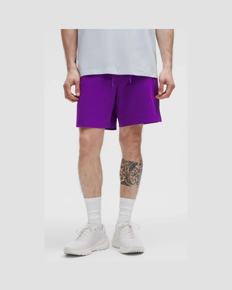 LULULEMON Zeroed In Shorts ohne Liner für Männer – 18 cm – Größe in College Purple College