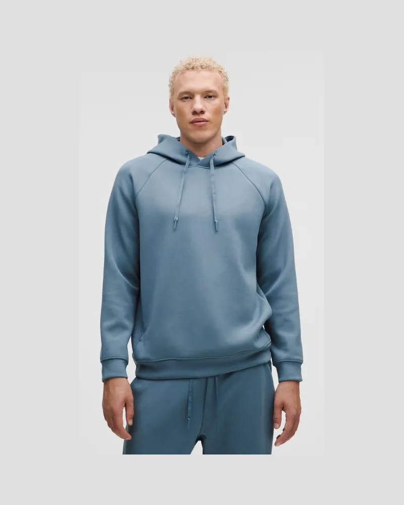 LULULEMON Smooth Spacer Hoodie im Classic Fit für Männer – Größe in Steel Blue Steel