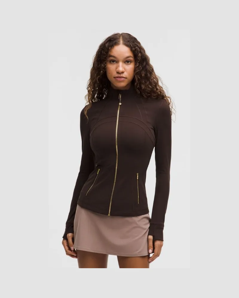 LULULEMON Define Jacke Nulu für Frauen – Größe in Espresso/Gold Espresso