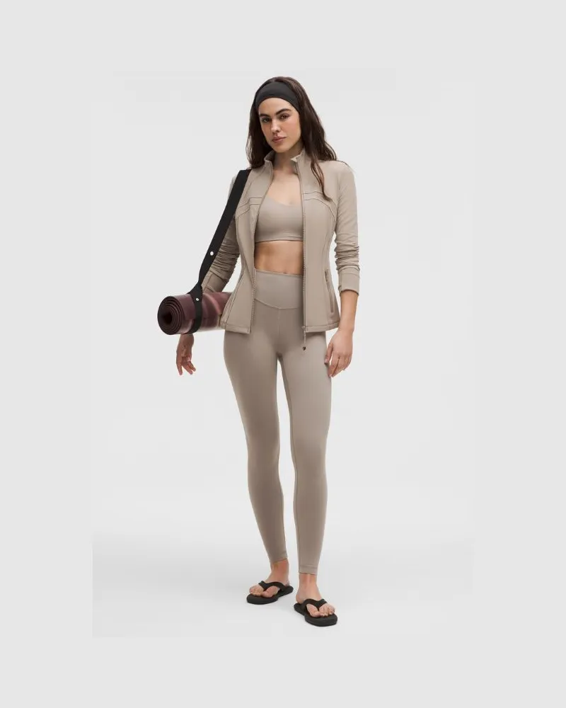 LULULEMON Define Jacke Nulu für Frauen – Khaki – Größe Warm