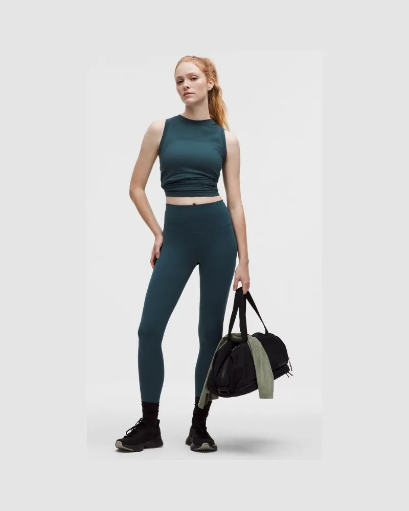 LULULEMON Wunder Train Leggings mit hohem Bund für Frauen – 79 cm – Größe in Indochine Blue Indochine