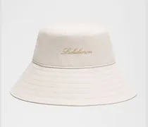 Two-Tone Canvas Bucket Hat – Khaki – Größe