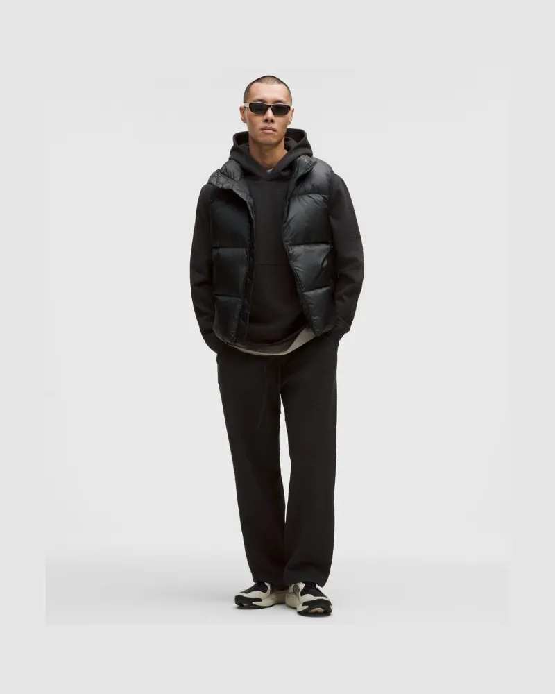 LULULEMON Strukturierte Hose mit geradem Bein im Relaxed Fit für Männer – Größe in Black Black