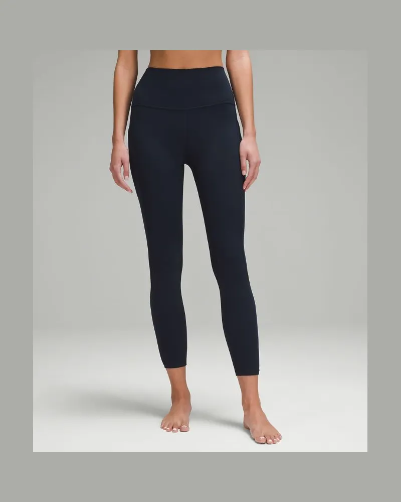 LULULEMON Align Hose mit hohem Bund und Taschen für Frauen – 64 cm – Größe in True Navy True