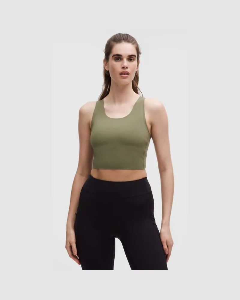 LULULEMON Fast and Free Tank Top Light für Frauen – Größe in Bay Leaf Bay