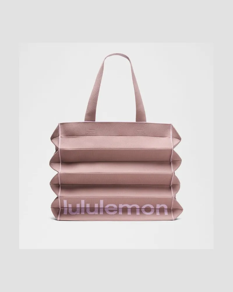 LULULEMON Fold It Hold It Tote-Bag 22 L – Größe in Ashen Rose/Lilac Play Ashen