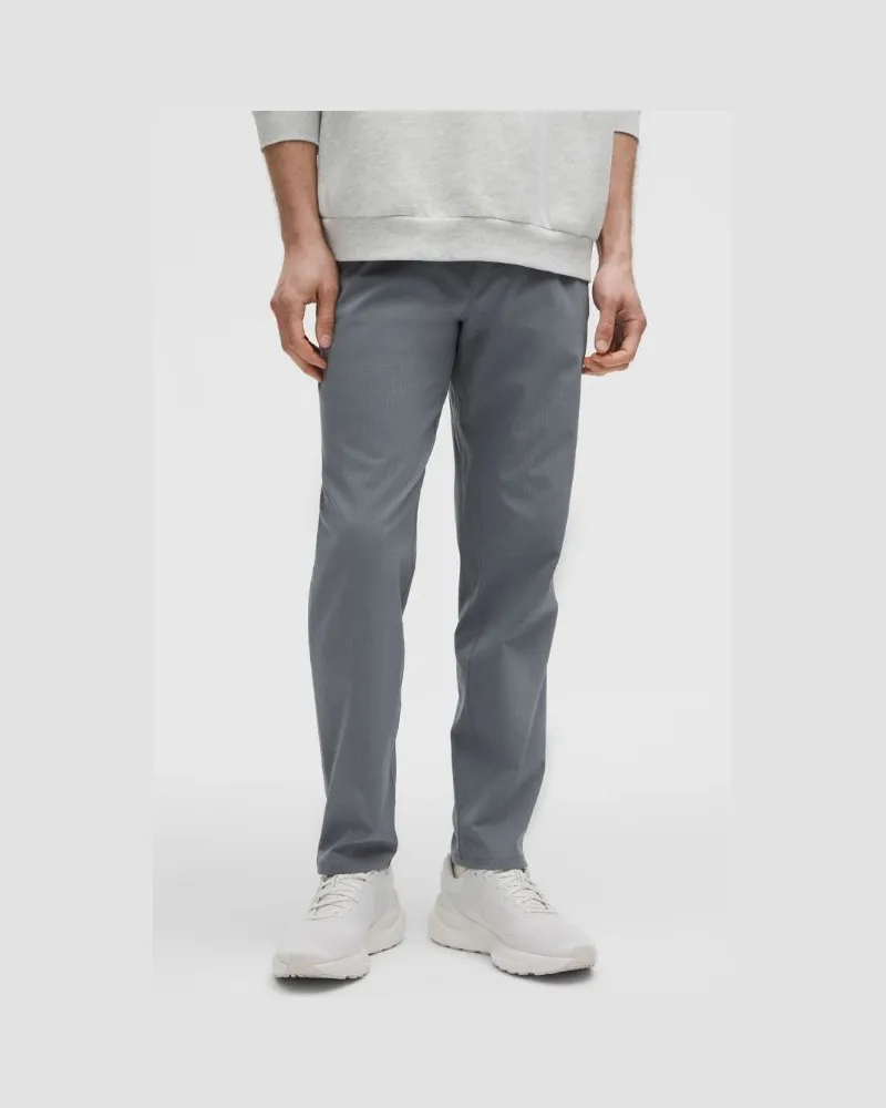 LULULEMON ABC Pull-on-Hose im Slim Fit Normale Länge für Männer – Größe in Solar Grey Solar