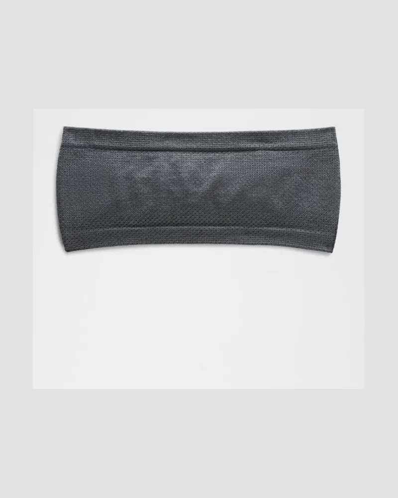 LULULEMON Nahtloses breites Stirnband in Black/Solar Grey Black