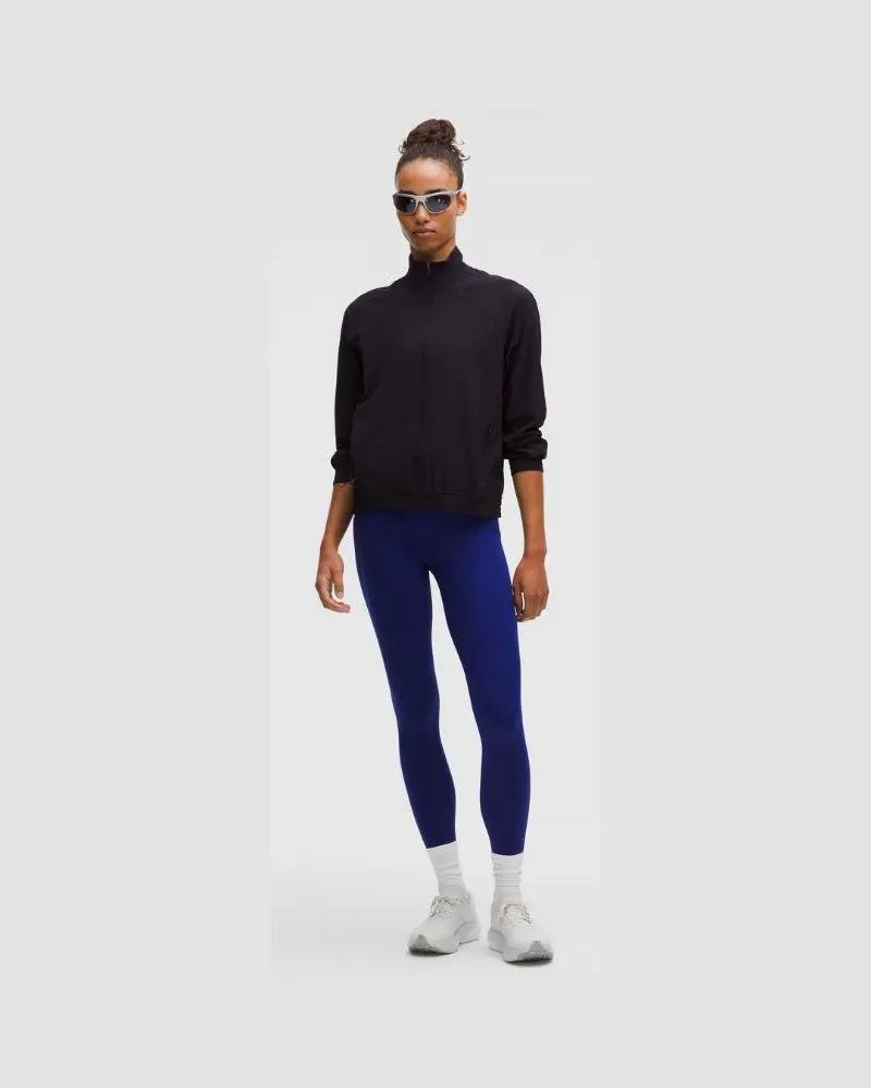 LULULEMON Fast and Free Leggings mit hohem Bund 5 Taschen für Frauen – 64 cm – Größe in Deep Sea Blue Deep