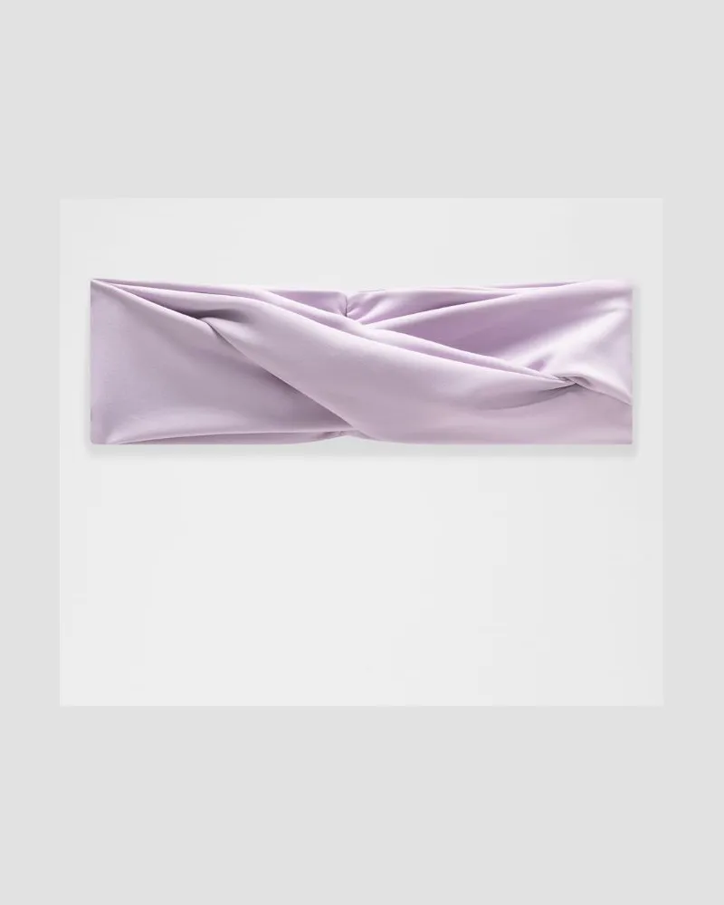 LULULEMON Überkreuztes Stirnband in Lilac Play Lilac