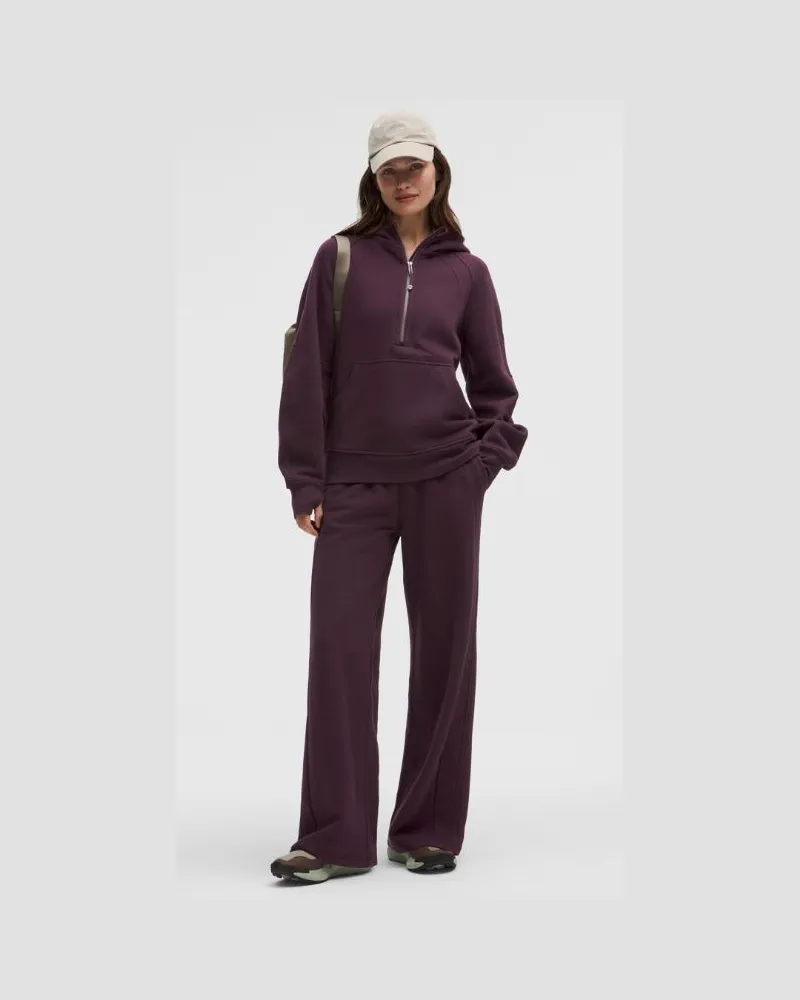 LULULEMON Scuba Hose mit weitem Bein und mittelhohem Bund Regular für Frauen – Größe in Black Plum Black