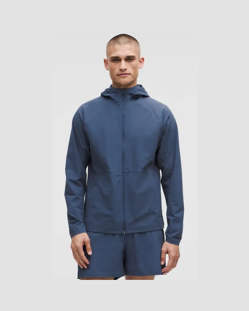 LULULEMON Pace Breaker Jacke für Männer – Größe in Blue Twill Blue