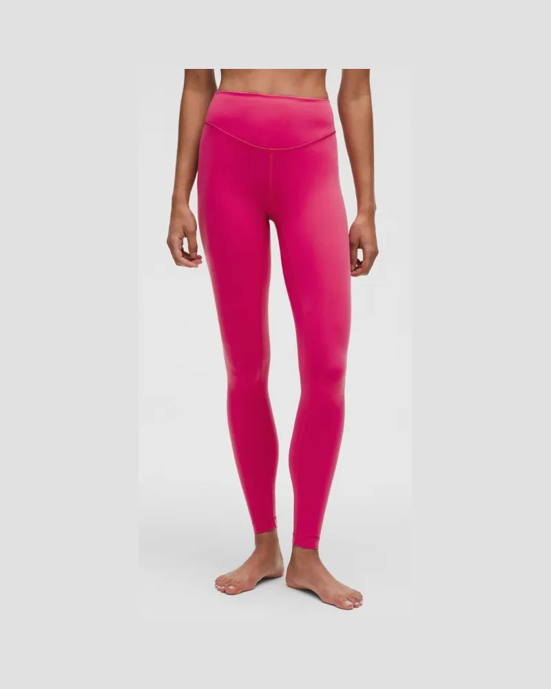LULULEMON Wunder Under Leggings aus mit hohem Bund für Frauen – 71 cm – Größe in Raspberry Coulis Raspberry