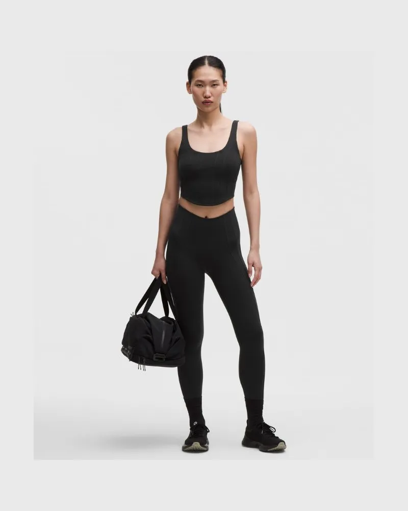 LULULEMON Ultralu Leggings mit Korsett-Naht für Frauen – 64 cm – Größe in Black Black