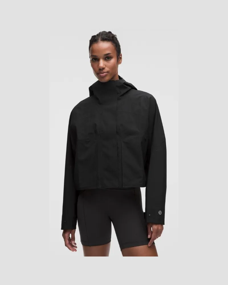 LULULEMON Rain Chaser-Jacke für Frauen – Größe in Schwarz Schwarz