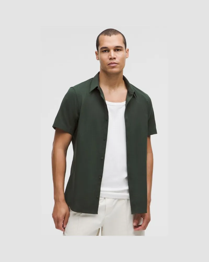 LULULEMON Airing Easy Kurzarm-Shirt für Männer – Größe in Rainforest Green Rainforest