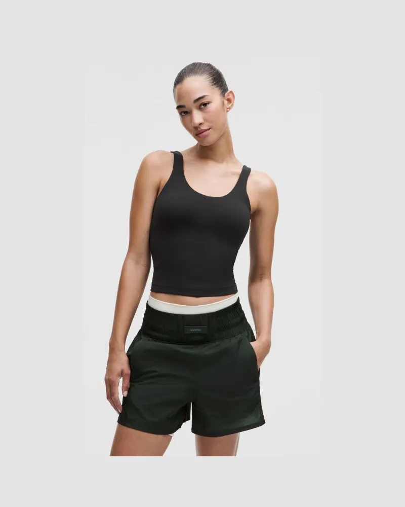 LULULEMON Glow Up Tanktop Mittlerer Halt für B/C-Cups für Frauen – Größe in Black Black