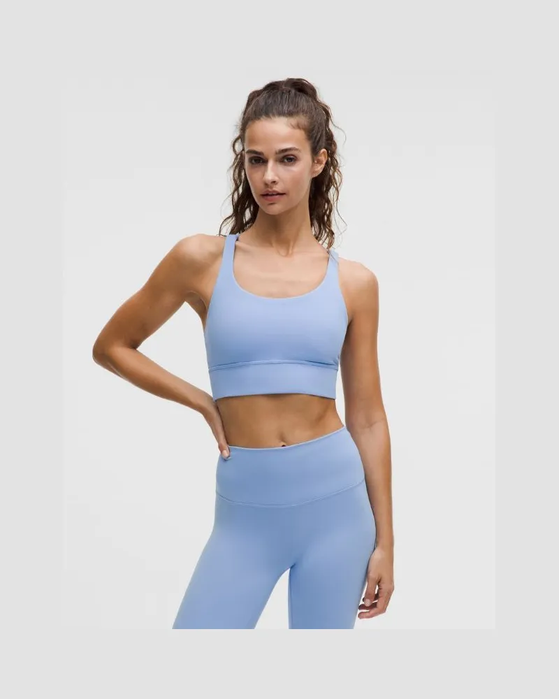 LULULEMON Energy BH Lang für Frauen – Größe in Sinatra Blue Sinatra