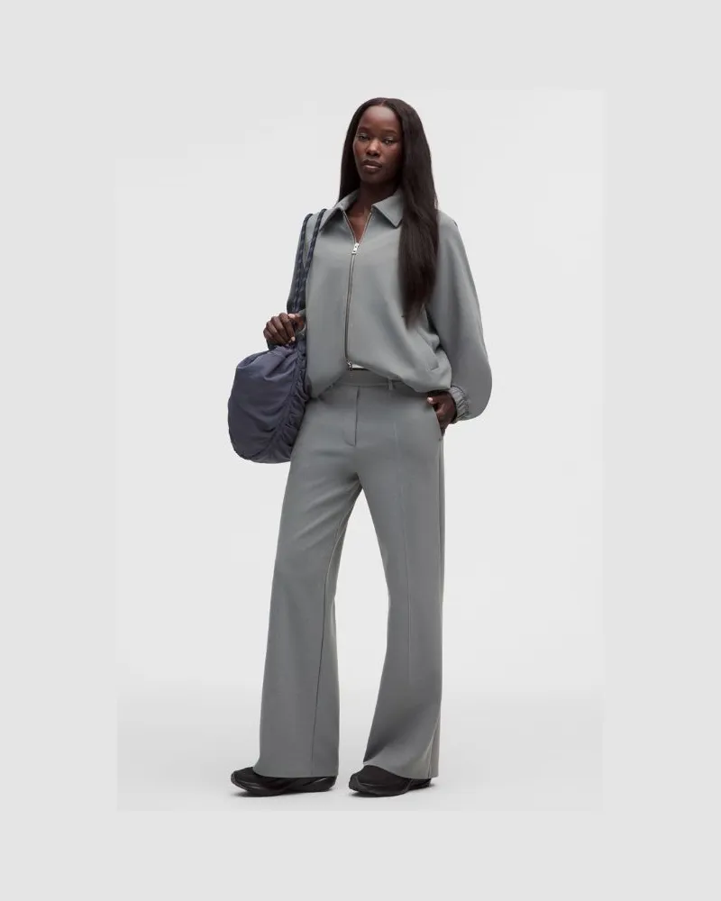 LULULEMON Daydrift-Stacked-Hose aus Twill Standard für Frauen – Größe in Heathered Onyx Grey Heathered