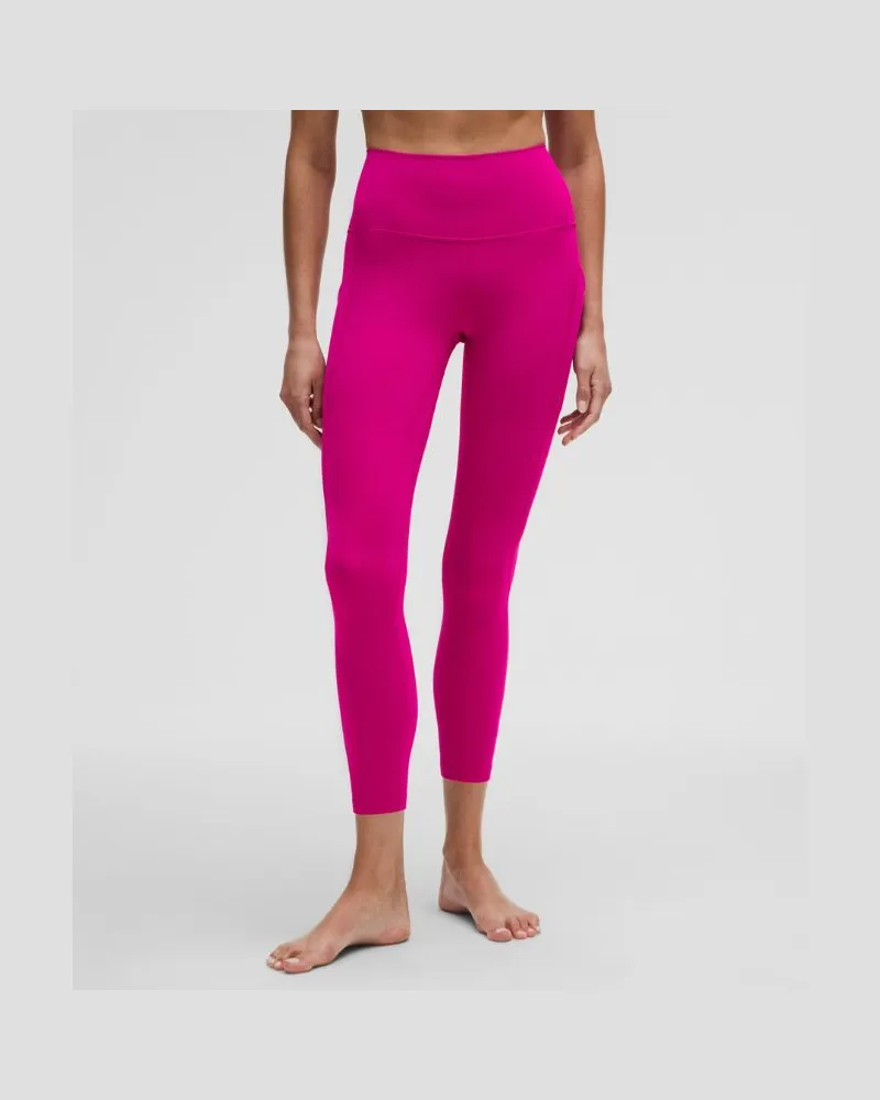 LULULEMON Align Hose mit hohem Bund und Taschen für Frauen – 64 cm – Neon – Größe Ripened