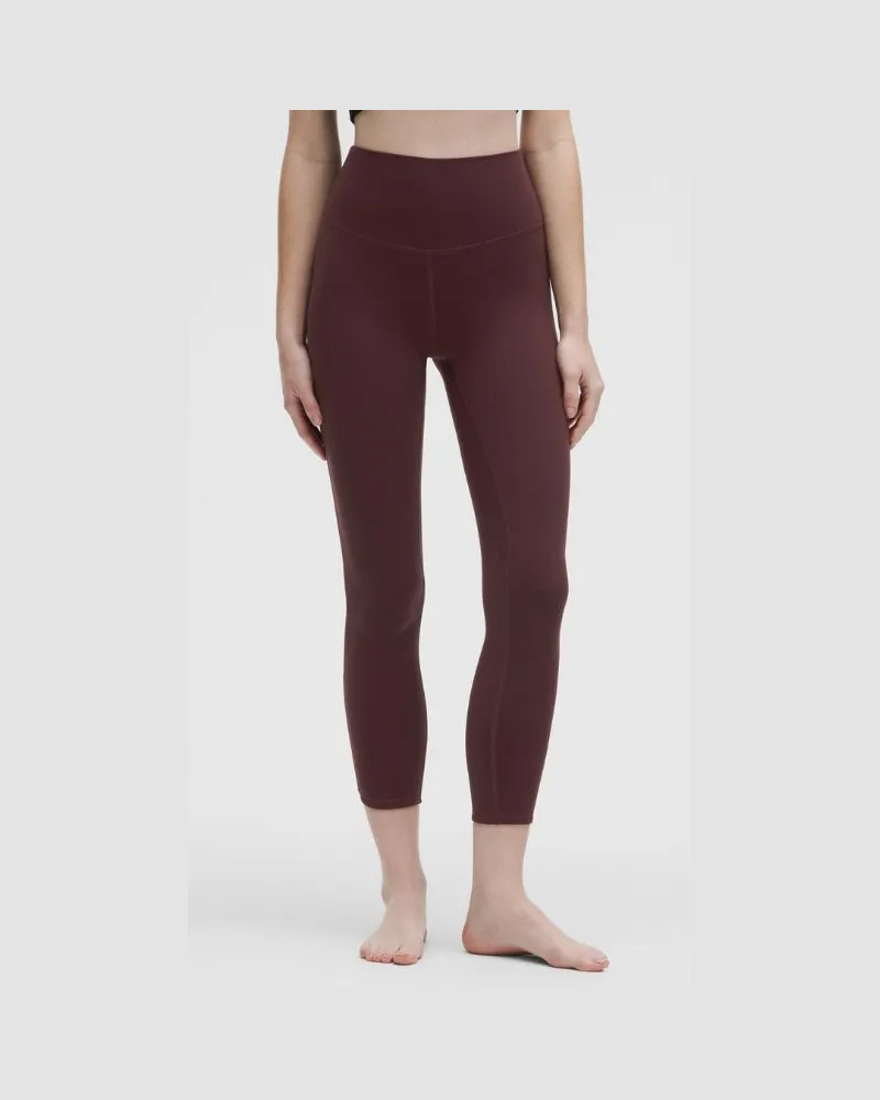 LULULEMON Align Leggings mit gerafftem, geschwungenem Saum für Frauen – 64 cm – Größe in Goodnight Plum Goodnight