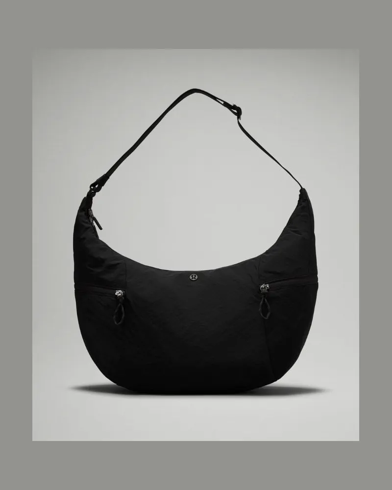 LULULEMON Große, Lässige Umhängetasche 13 L – Größe in Black Black