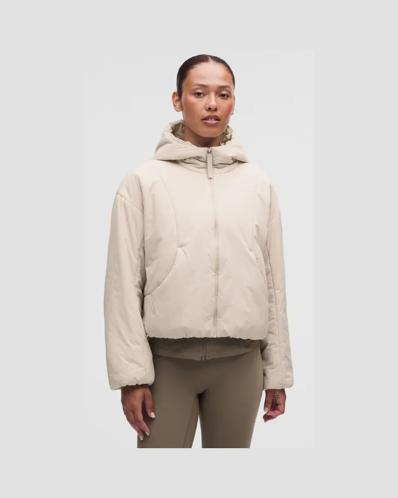 LULULEMON ThermoZen Isolierter Hoodie für Frauen – Größe in Sand Dollar Sand