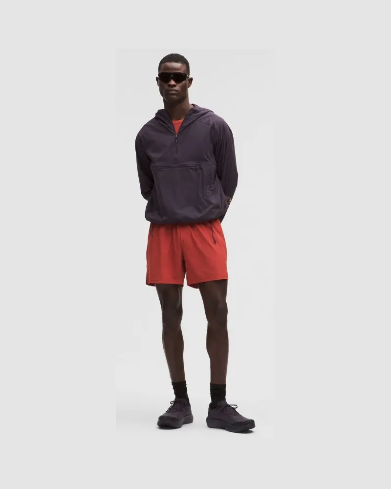 LULULEMON Mile Maker Run Crew Shorts ohne Liner aus -Stoff für Männer – 15 cm – Größe in Dare Devil Dare