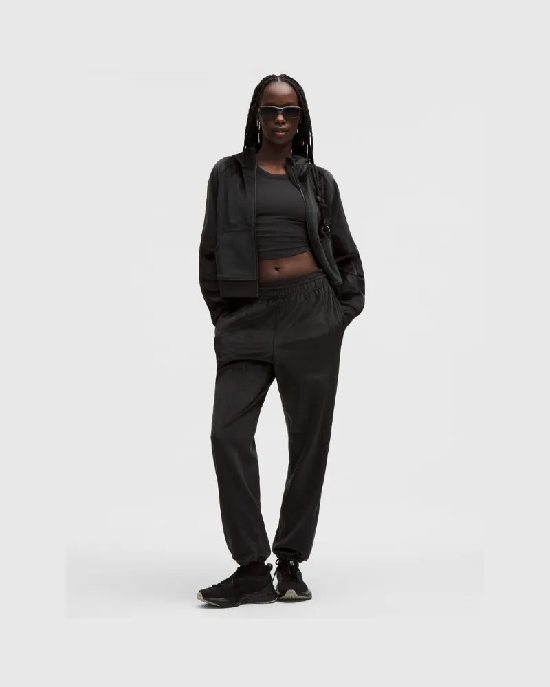 LULULEMON Scuba Jogger mit hohem Bund im Classic Fit Samtweich für Frauen – Größe in Black Black