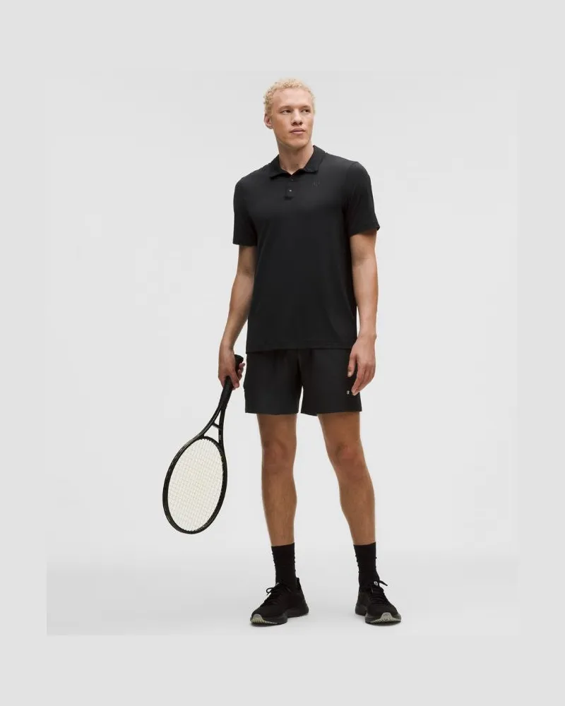 LULULEMON Gestreifte Tennis-Shorts aus für Männer – 18 cm – Größe in Black Black