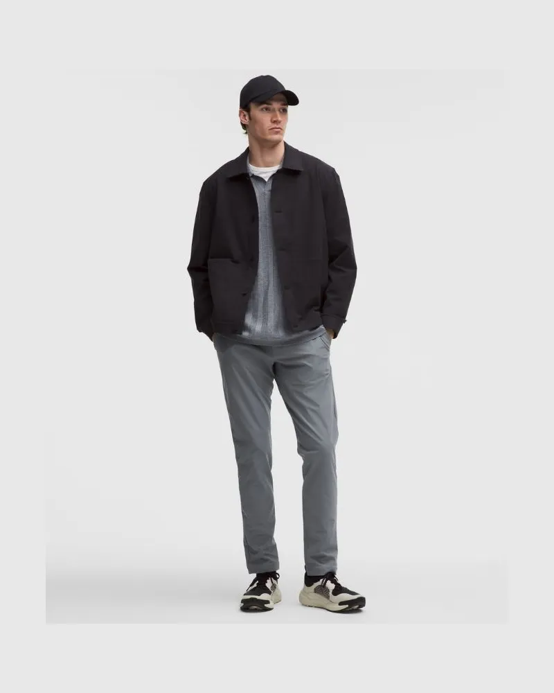 LULULEMON ABC Chinohose im Slim Fit Warpstreme für Männer – 76 cm – Größe in Solar Grey Solar