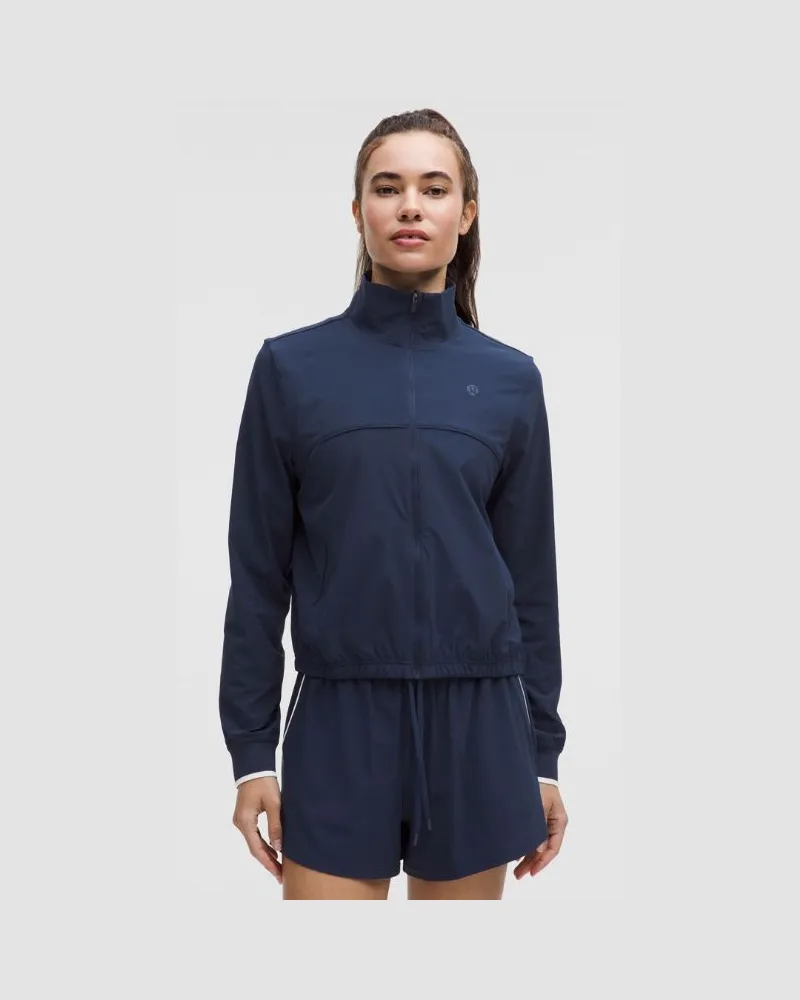 LULULEMON Court Rival Tennis-Trainingsjacke für Frauen – Größe in Club Blue Club