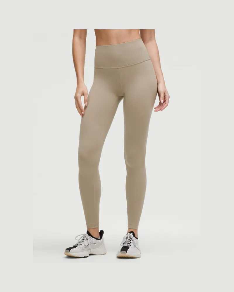 LULULEMON Wunder Train Leggings mit hohem Bund für Frauen – 71 cm – Größe in Sheer Oak Sheer